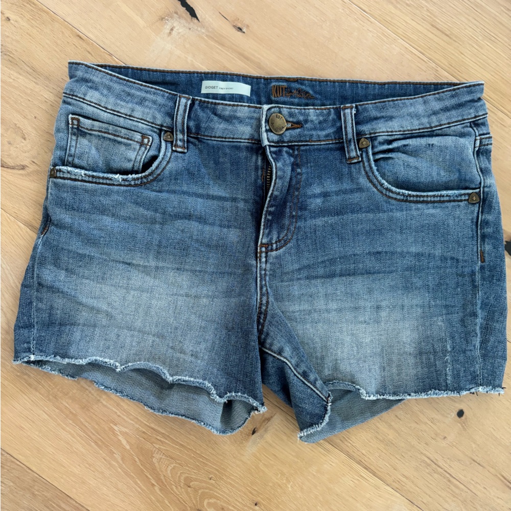 Kut from the Kloth Blue Denim Jean Shorts